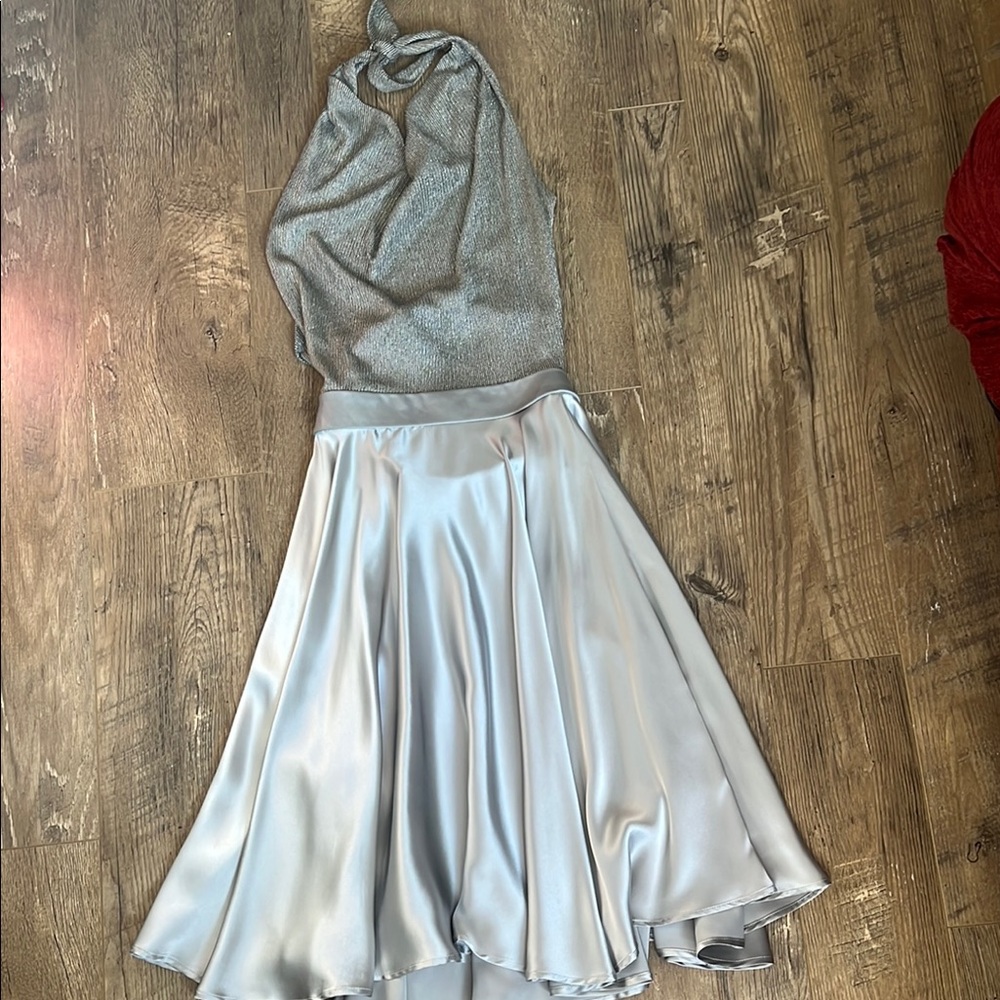 Elegant Silver Skirt